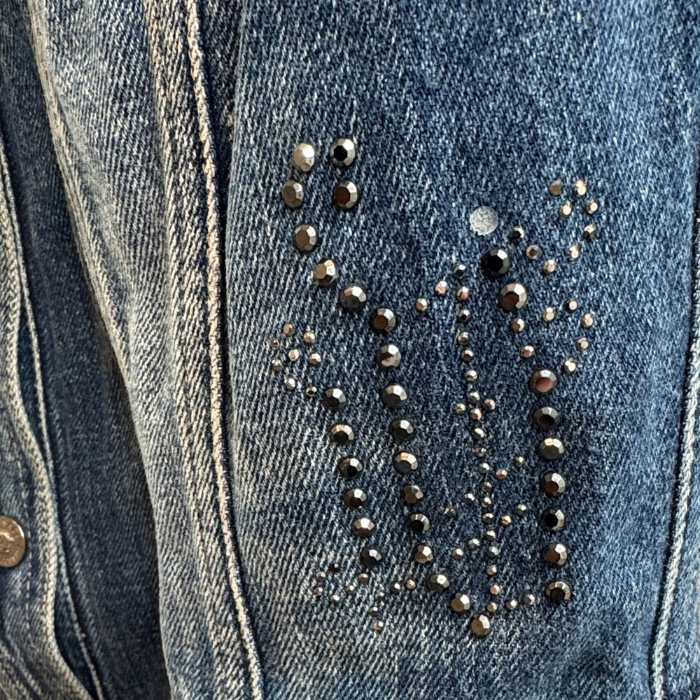Versace Denim Vest with Patches - Picture 12 of 16